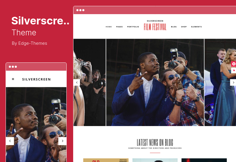 Silverscreen Theme - Movies, Filmmakers, and Production Companies WordPress Theme