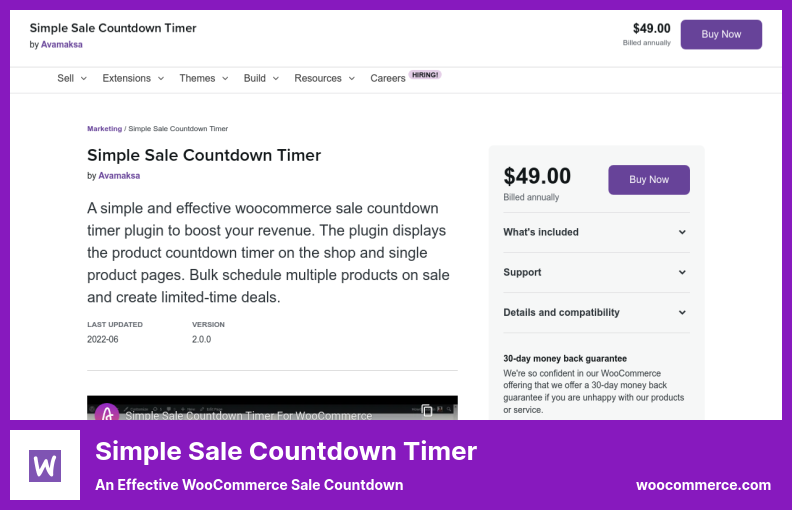 Simple Sale Countdown Timer Plugin - An Effective WooCommerce Sale Countdown