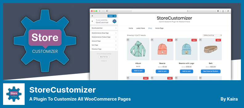 StoreCustomizer Plugin - A Plugin to Customize All WooCommerce Pages