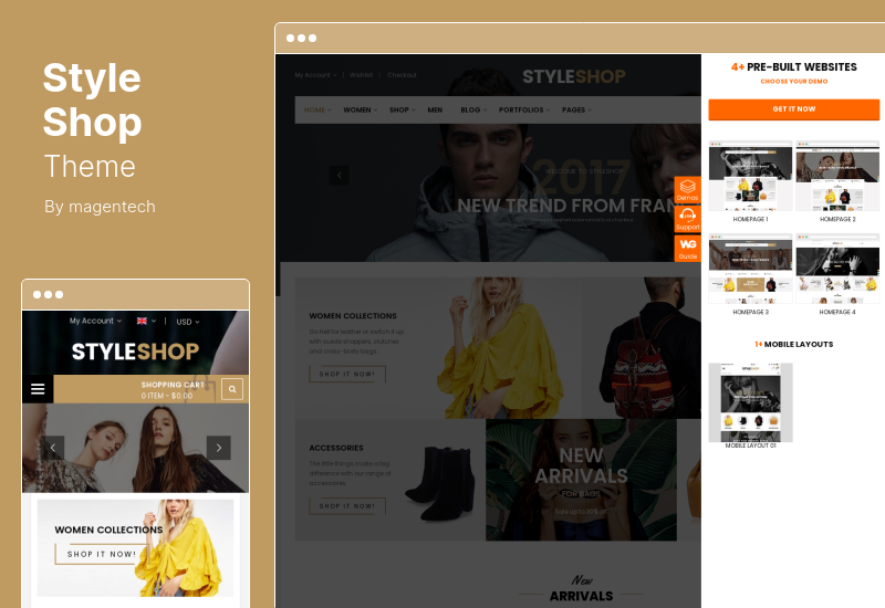 StyleShop Theme - Responsive Clothing/ Fashion Store WordPress WooCommerce Theme