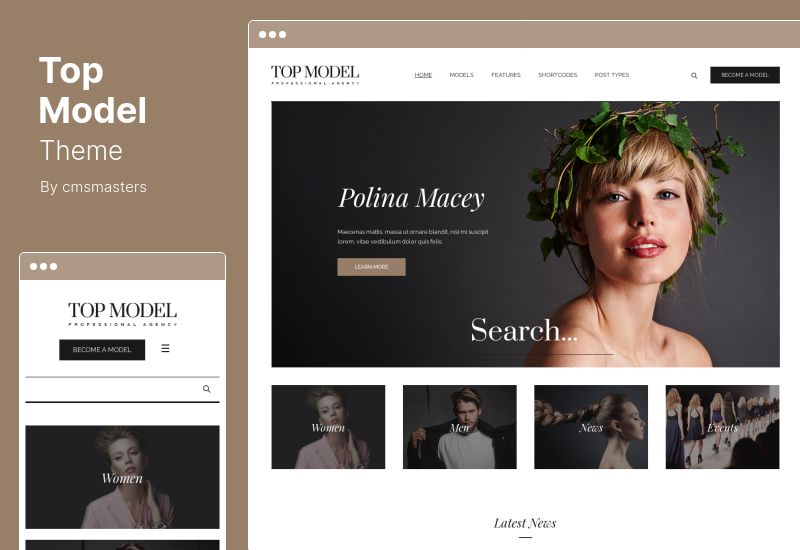 Top Model Theme - Agency and Fashion WordPress Theme