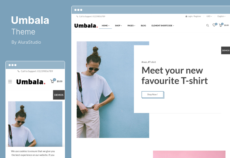 Umbala Theme - Fashion & Clothing Store WooCommerce Theme