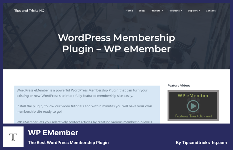 WP eMember Plugin - The Best WordPress Membership Plugin