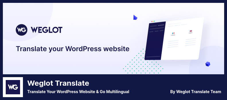 Weglot Translate Plugin - Translate Your WordPress Website & Go Multilingual