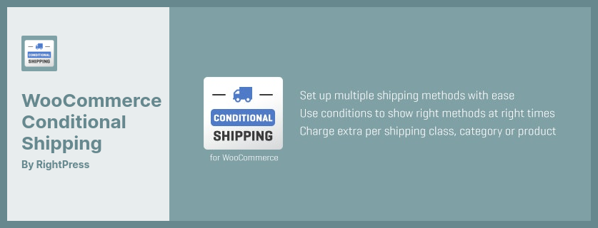 WooCommerce Conditional Shipping Plugin - Set Up Virtually Any Shipping Scenario for WooCommerce Plugin