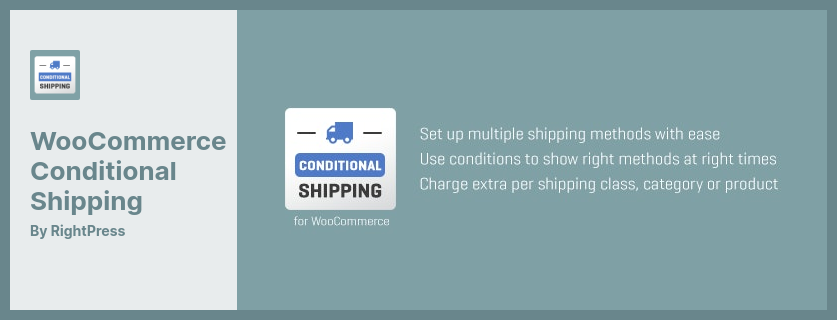 WooCommerce Conditional Shipping Plugin - Unlimited Shipping Methods for WooCommerce Plugin