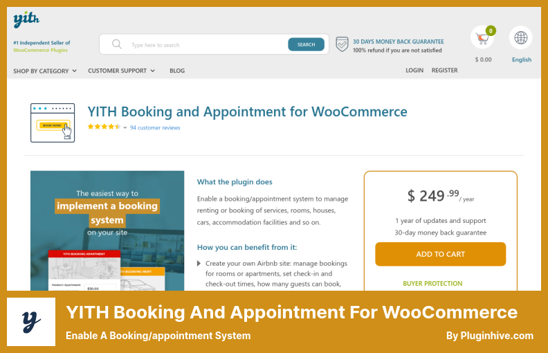 YITH Booking and Appointment for WooCommerce Plugin - Enable a Booking/appointment System