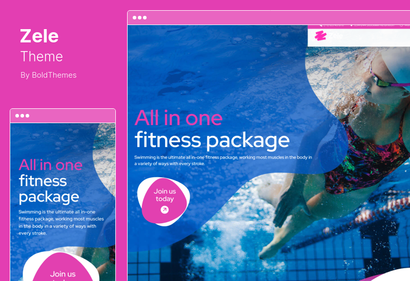 Zele Theme - Fitness Gym & Sports WordPress Theme