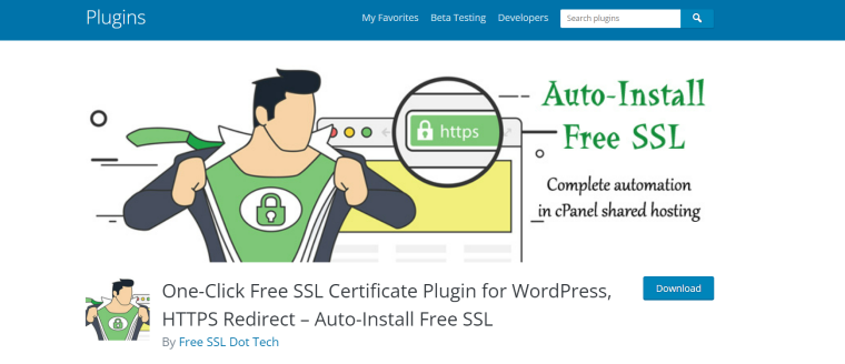 auto-install free ssl plugin