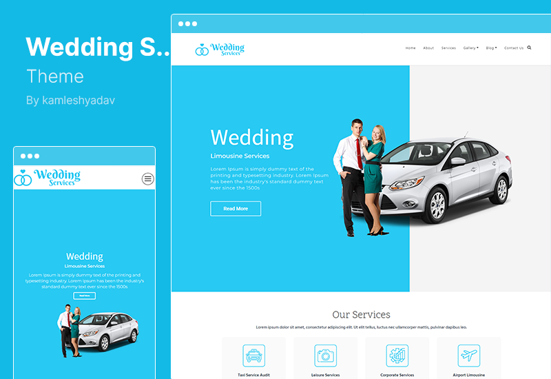 Wedding Services Theme - Wedding Services WordPress Theme