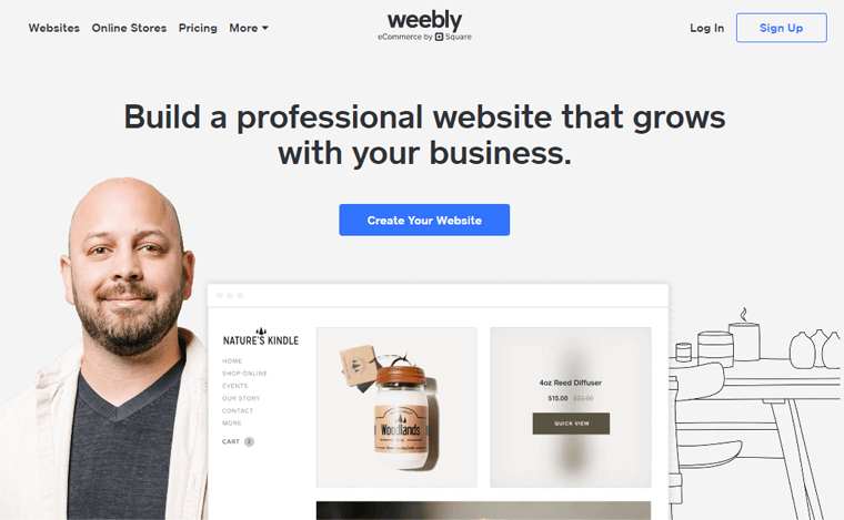 Weebly - Best Webflow Alternatives