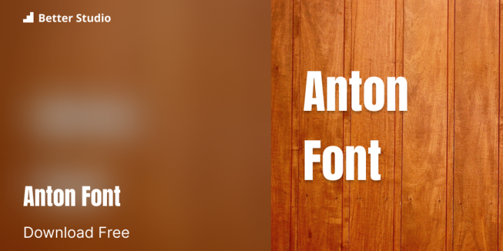 Anton Font: Down load Font for Totally free
