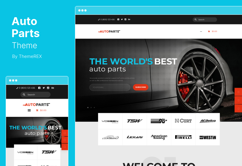 AutoParts Theme - Car Parts Store & Auto Services WordPress Theme