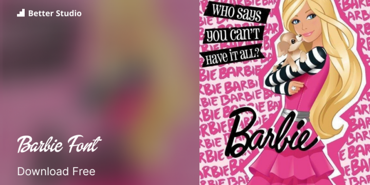 Barbie FontL Down load Free Font & Logo