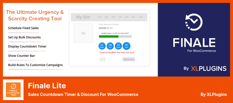 Finale Lite Plugin - Sales Countdown Timer & Discount for WooCommerce