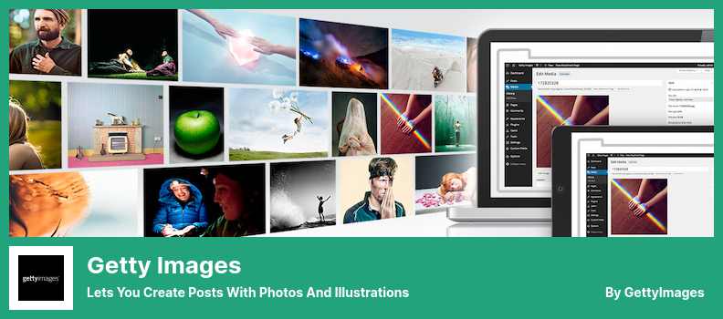Getty Images Plugin - Lets You Create Posts With Photos and Illustrations