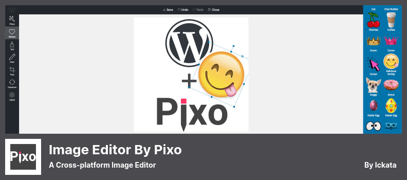 Image Editor by Pixo Plugin - A Cross-platform Image Editor