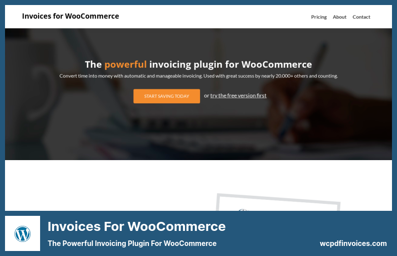 Invoices for WooCommerce Plugin - The Powerful Invoicing Plugin for WooCommerce