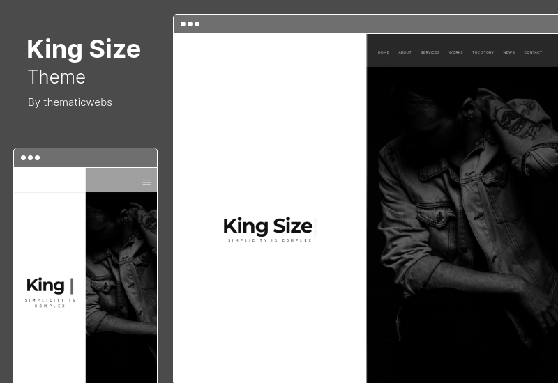 King Size Theme - Creative Portfolio WordPress Theme
