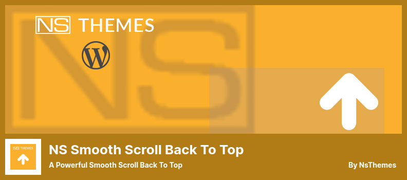 NS Smooth Scroll Back to Top Plugin - a Powerful Smooth Scroll Back to Top