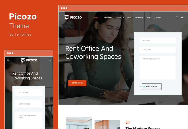 Picozo Theme - Coworking and Office Space WordPress Theme