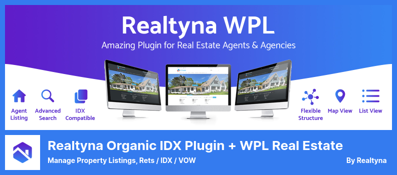Realtyna WPL Plugin - Manage Property Listings, Rets / IDX / VOW
