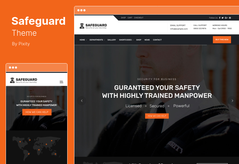Safeguard Theme - Security & Guard WordPress Theme