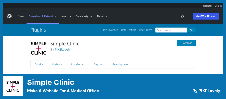 Simple Clinic Plugin - Make a Website for a Medical Office