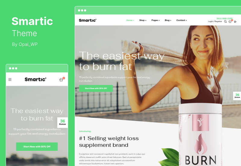 Smartic Theme - Product Landing Page WooCommerce Theme
