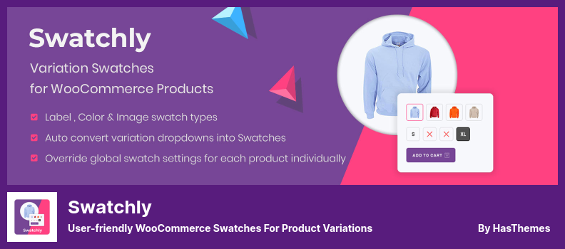 Swatchly Plugin - User-friendly WooCommerce Swatches for Product Variations