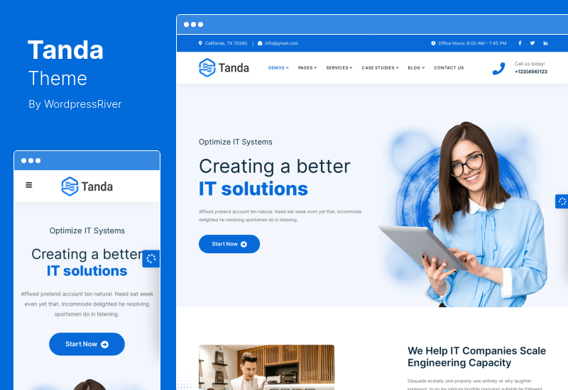 Tanda Theme - IT Solutions WordPress Theme