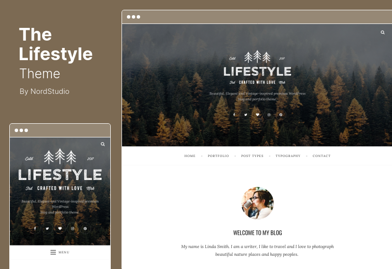 The Lifestyle Theme - Vintage & Simple Blog WordPress Theme