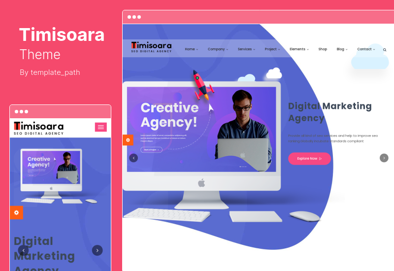 Timisoara Theme - Digital Marketing WordPress Theme