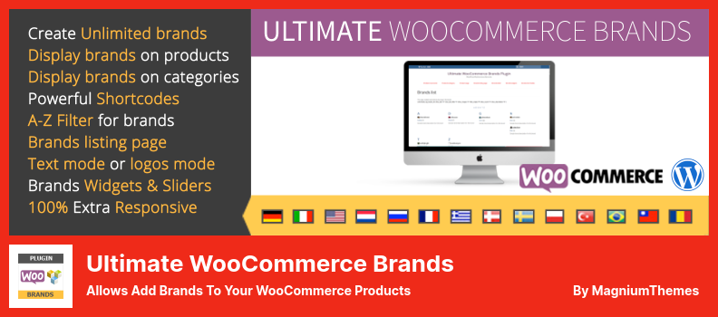 Ultimate WooCommerce Brands Plugin - Allows Add Brands to Your WooCommerce Products
