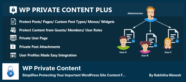 WP Private Content Plugin - Simplifies Protecting Your Important WordPress Site Content From Selected Users