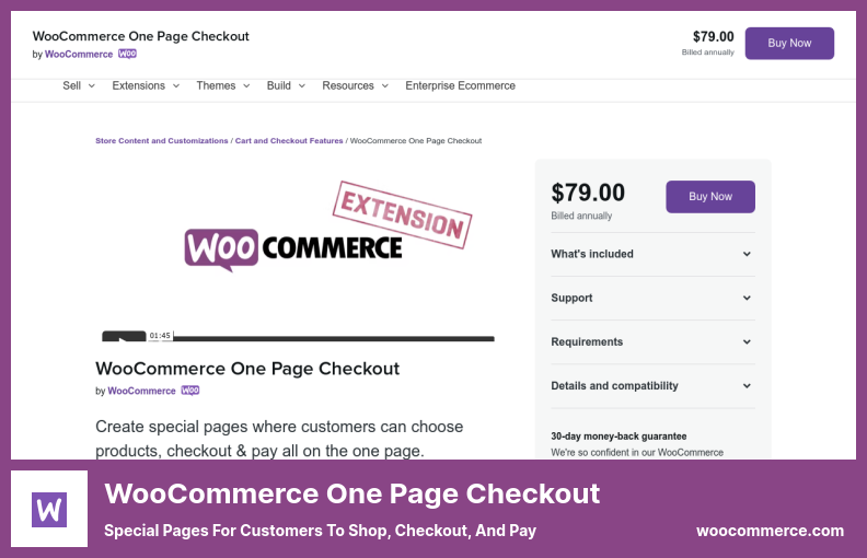 WooCommerce One Page checkout Plugin - Special Pages for Customers to Shop, Checkout, and Pay