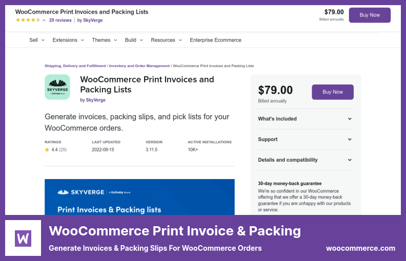 WooCommerce Print Invoice & Packing Plugin - Generate Invoices & Packing Slips for WooCommerce Orders
