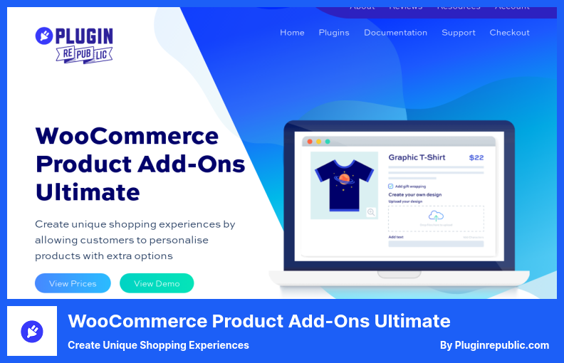 WooCommerce Product Add-Ons Ultimate Plugin - Create Unique Shopping Experiences