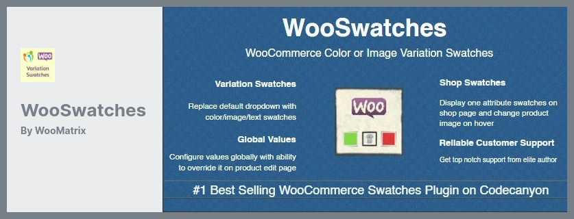 WooSwatches Plugin - Variations Swatches and Dropdown Selection Plugin for WooCommerce