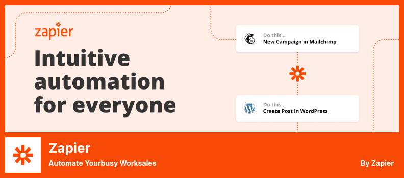 Zapier Plugin - Automate Yourbusy Worksales