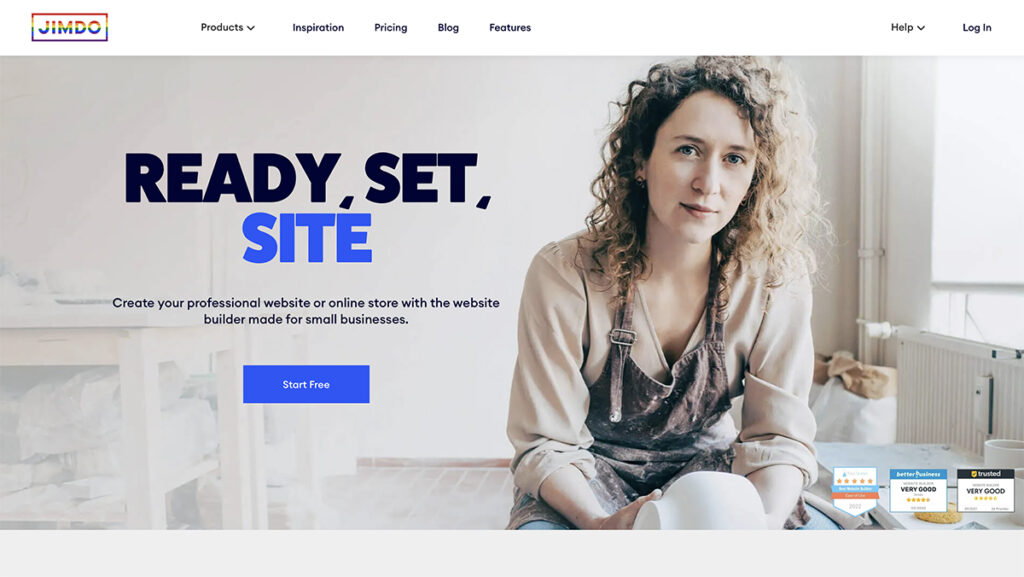 Jimdo best website builder for small businesses