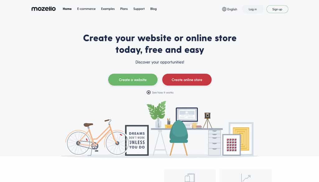 Mozello best website builder for simple website or online store