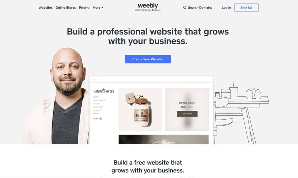 weebly simple to build blog platform