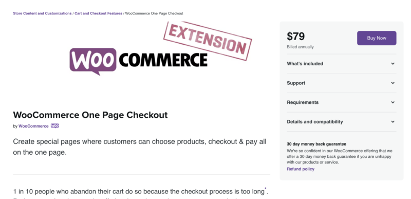 WooCommerce One Page Checkout plugin