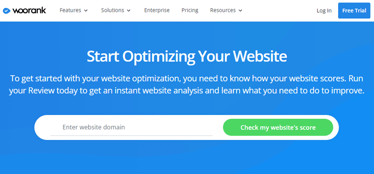 Woorank SEO Tool to Optimize Your Website