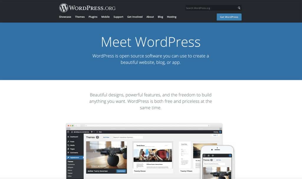 wordpress.org best free site for bloggers