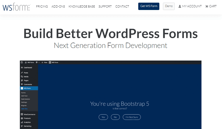 WS Forms WordPress Form Plugins