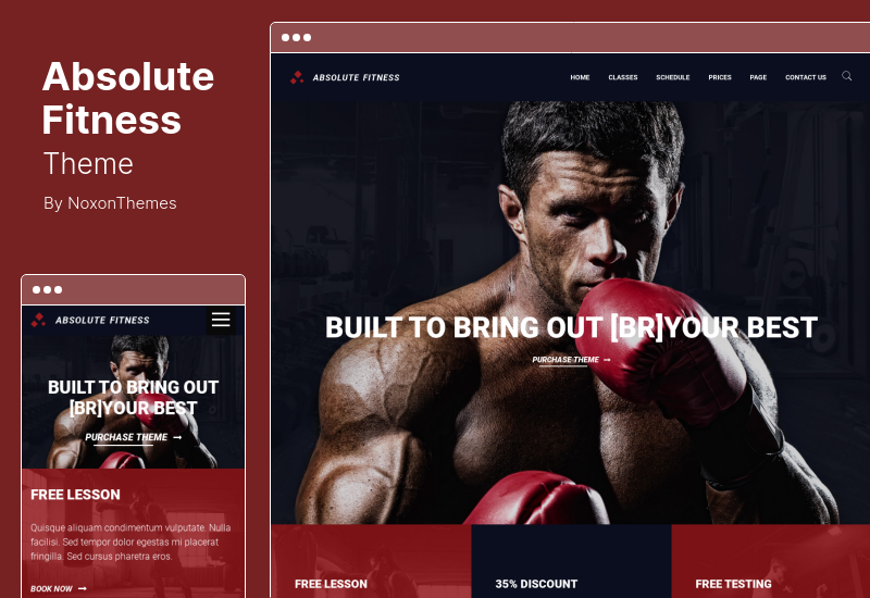 Absolute Fitness Theme - Fitness Multipurpose WordPress Theme