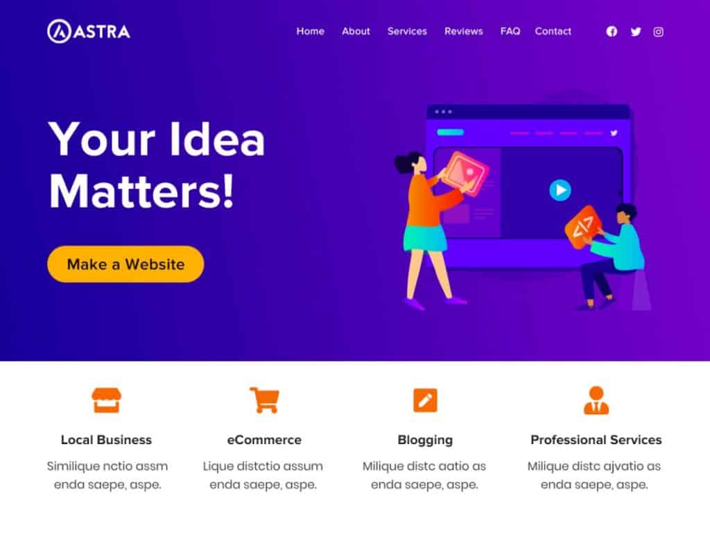 Astra Best WordPress theme