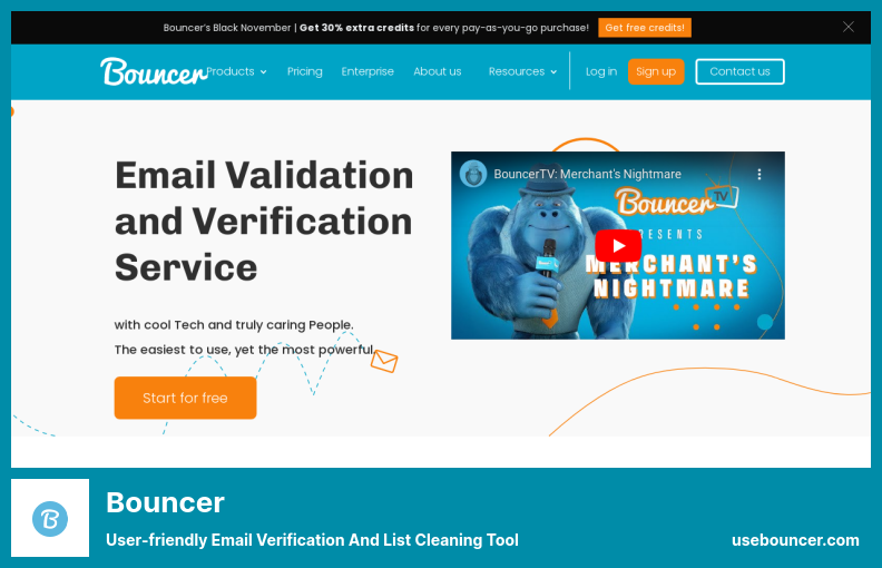 Bouncer - User-friendly Email Verification and List Cleaning Tool